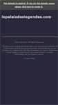 Mobile Screenshot of lepalaisdeslegendes.com